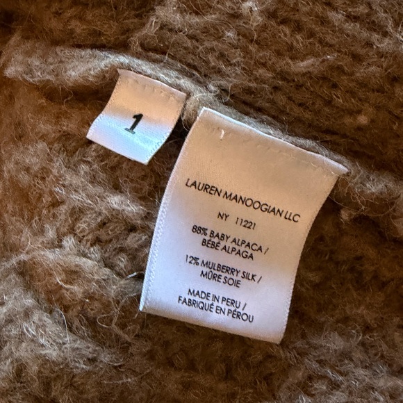 Lauren Manoogian Textured Brown Knit - Picture 8 of 8